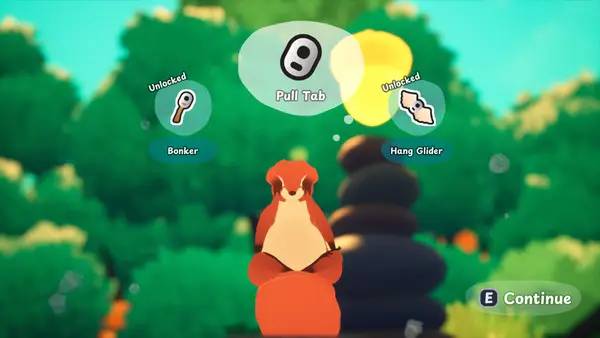 Отображение результата после выполнения миссии в Squirreled Away