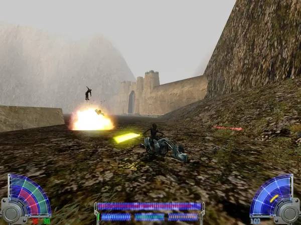 Отображение результата после выполнения миссии в STAR WARS Jedi Knight - Jedi Academy