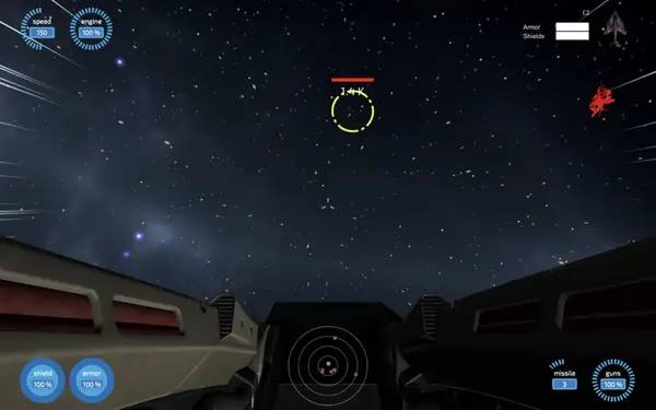 Отображение результата после выполнения миссии в Starship Zvezda