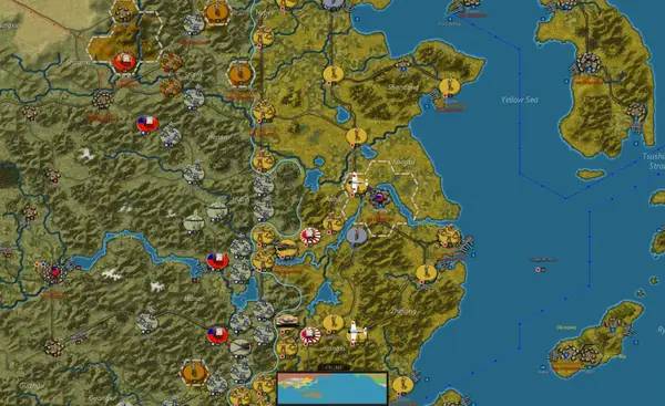 Отображение результата после выполнения миссии в Strategic Command WWII  War in the Pacific