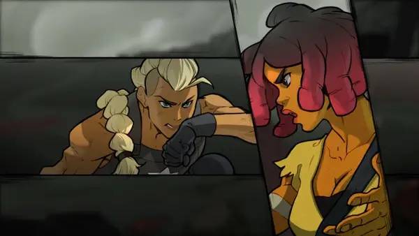 Отображение результата после выполнения миссии в Streets of Rage 4