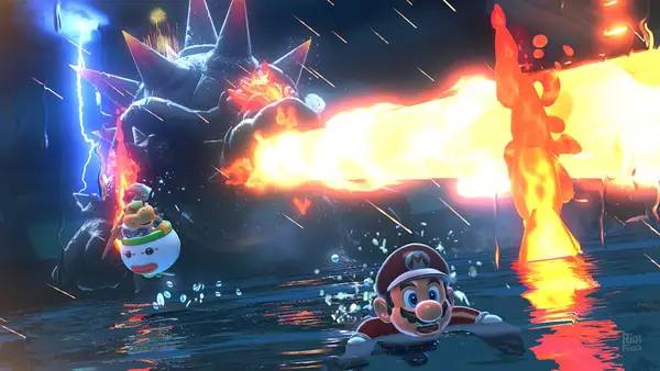 Отображение результата после выполнения миссии в Super Mario 3D World + Bowser's Fury