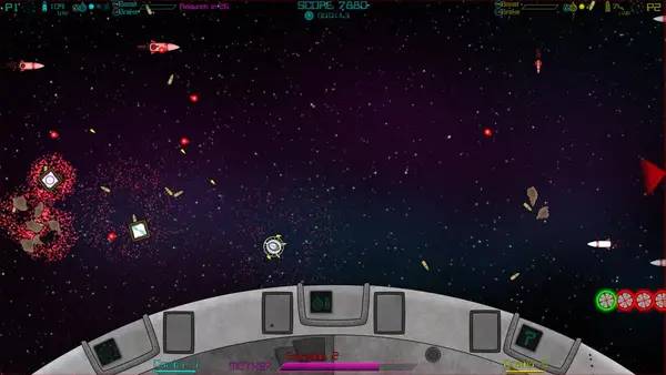 Отображение результата после выполнения миссии в Super Mega Space Blaster Special