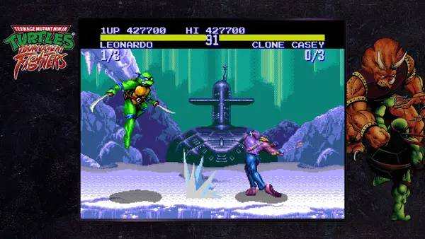 Отображение результата после выполнения миссии в Teenage Mutant Ninja Turtles  The Cowabunga Collection