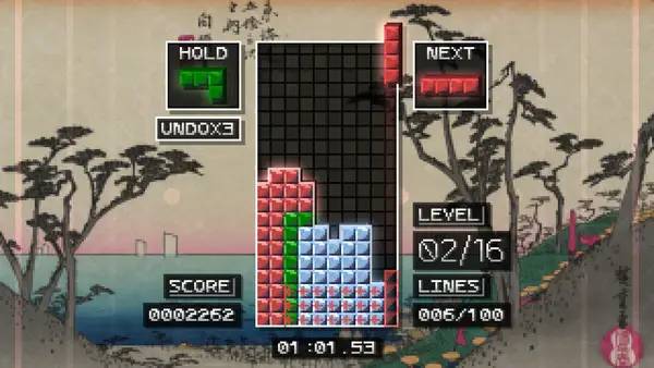 Отображение результата после выполнения миссии в TETRACHROMA