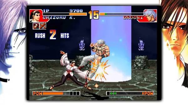 Отображение результата после выполнения миссии в THE KING OF FIGHTERS '97 GLOBAL MATCH