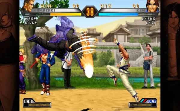 Отображение результата после выполнения миссии в THE KING OF FIGHTERS '98 ULTIMATE MATCH FINAL EDITION
