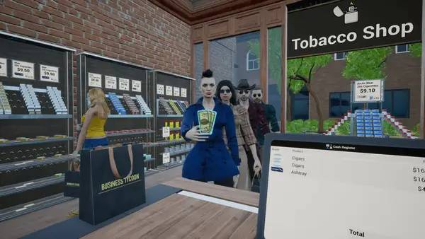 Отображение результата после выполнения миссии в Tobacco Shop Simulator