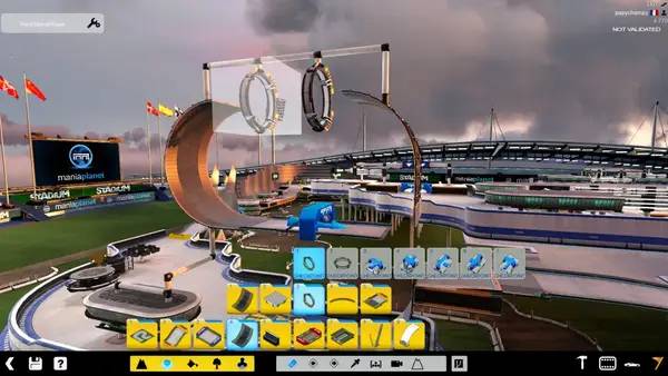 Отображение результата после выполнения миссии в TrackMania 2 Stadium
