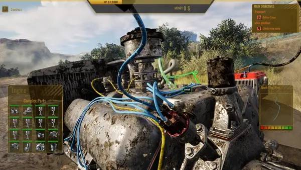 Отображение результата после выполнения миссии в Truck Mechanic Dangerous Paths