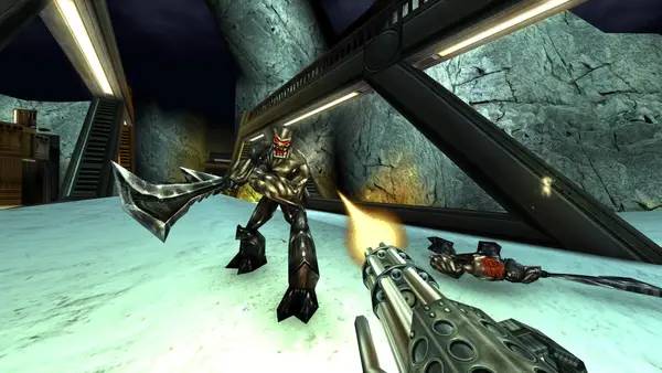 Отображение результата после выполнения миссии в Turok 3  Shadow of Oblivion Remastered