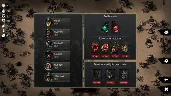 Отображение результата после выполнения миссии в Urtuk The Desolation