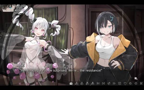 Отображение результата после выполнения миссии в VIRTUAL GIRL WORLD'S END