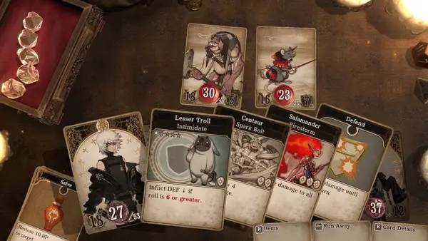 Отображение результата после выполнения миссии в Voice of Cards  The Beasts of Burden