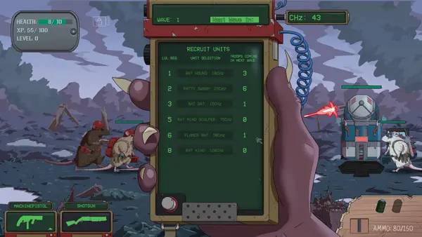 Отображение результата после выполнения миссии в WAR RATS  The Rat em Up