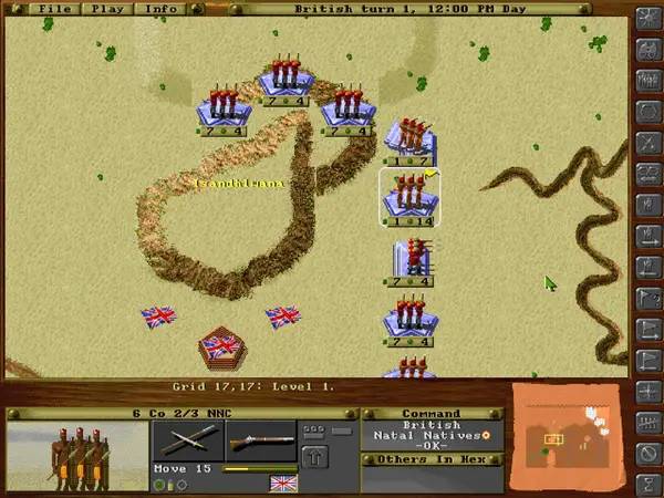 Отображение результата после выполнения миссии в Wargame Construction Set III  Age of Rifles 1846-1905