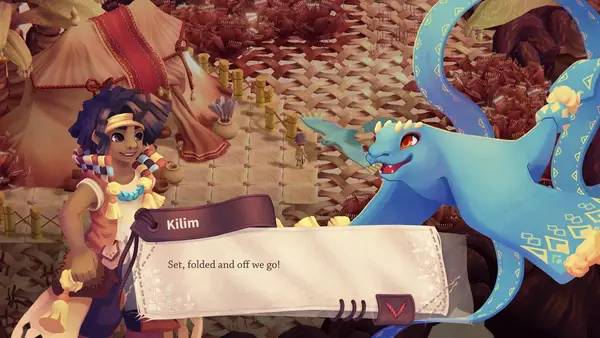 Отображение результата после выполнения миссии в Weaving Tides