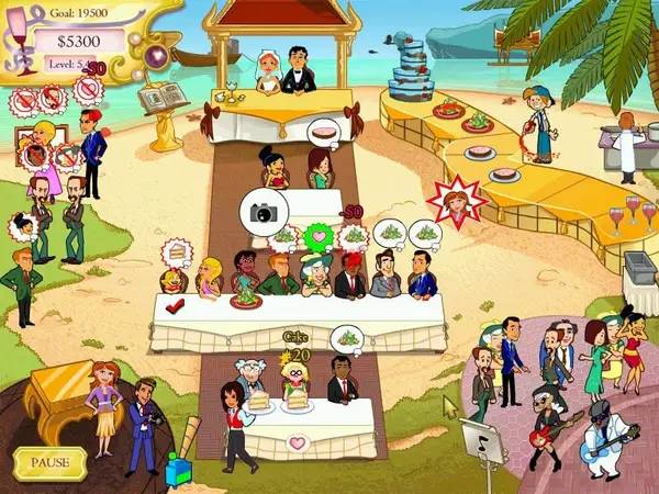 Отображение результата после выполнения миссии в Wedding Dash 2  Rings Around the World
