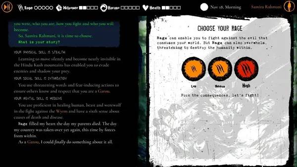 Отображение результата после выполнения миссии в Werewolf  The Apocalypse - Purgatory
