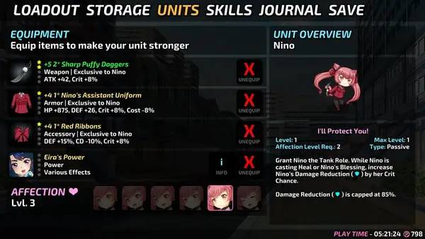 Отображение результата после выполнения миссии в Winged Sakura  Mindy's Arc 2