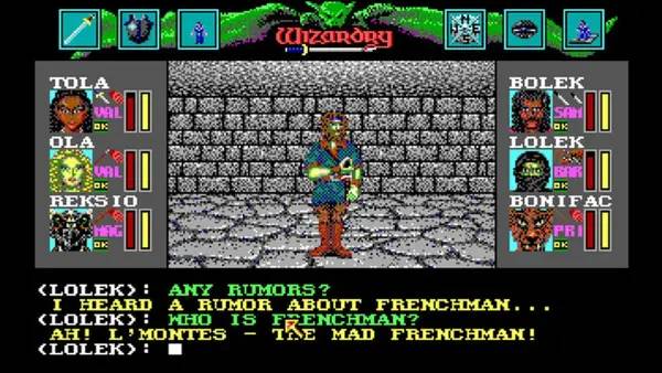 Отображение результата после выполнения миссии в Wizardry 6  Bane of the Cosmic Forge