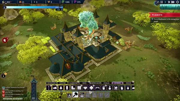 Отображение результата после выполнения миссии в Wizdom Academy