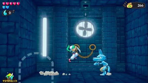 Отображение результата после выполнения миссии в Wonder Boy  Asha in Monster World