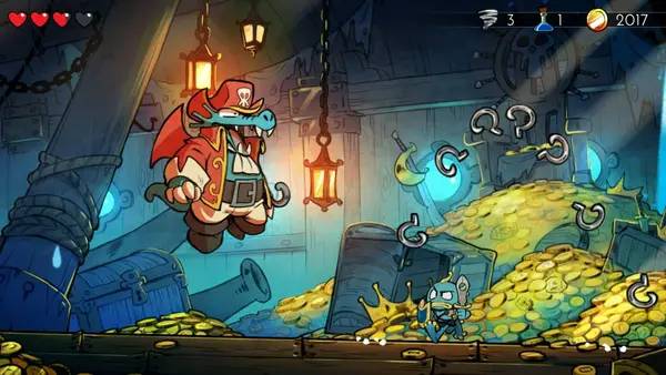 Отображение результата после выполнения миссии в Wonder Boy  The Dragon's Trap