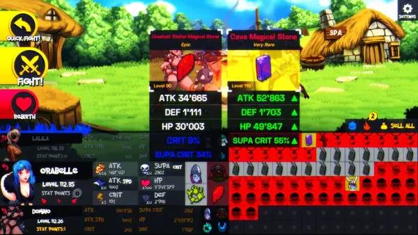 Отображение результата после выполнения миссии в XP Girls