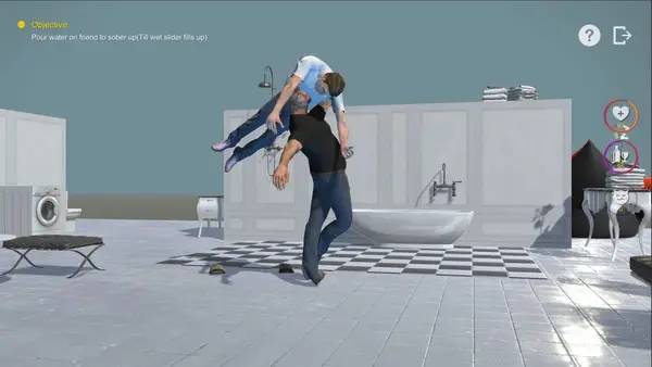 Отображение результата после выполнения миссии в You have a drunk friend