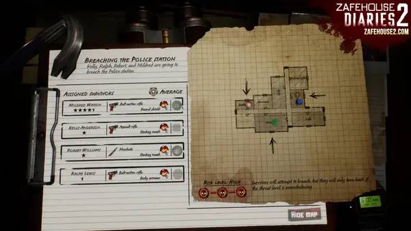 Отображение результата после выполнения миссии в Zafehouse Diaries 2