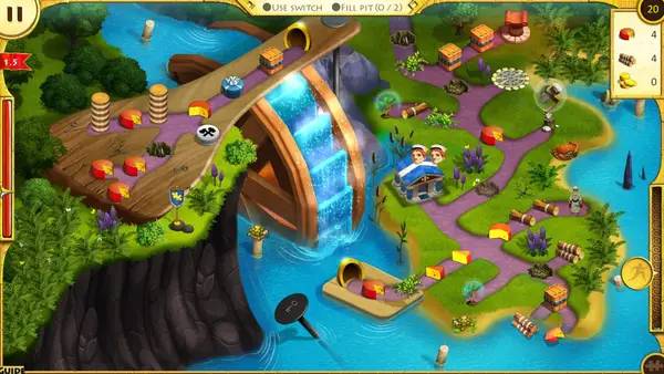 Персонаж 12 Labours of Hercules XV  Little Big Adventure в процессе выполнения задания