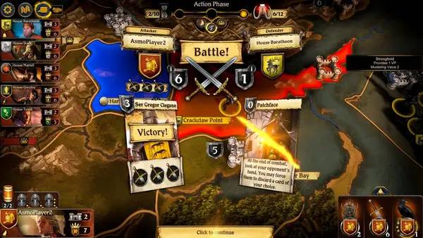 Персонаж A Game of Thrones  The Board Game - Digital Edition в процессе выполнения задания