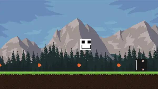 Персонаж A NOT Troll Game в процессе выполнения задания