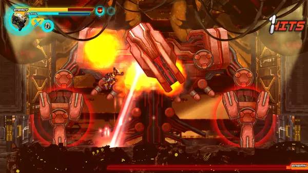 Персонаж A.R.E.S. Extinction Agenda в процессе выполнения задания