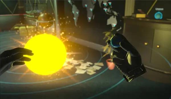 Персонаж Abode 2 в процессе выполнения задания