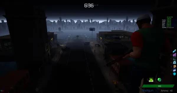 Персонаж Abstract в процессе выполнения задания