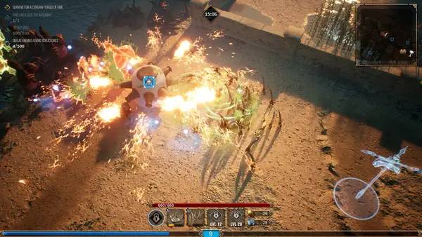 Персонаж Achilles Survivor в процессе выполнения задания