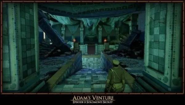 Персонаж Adam's Venture 2 Solomons Secret в процессе выполнения задания