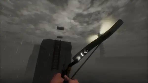 Персонаж ADVERSE в процессе выполнения задания