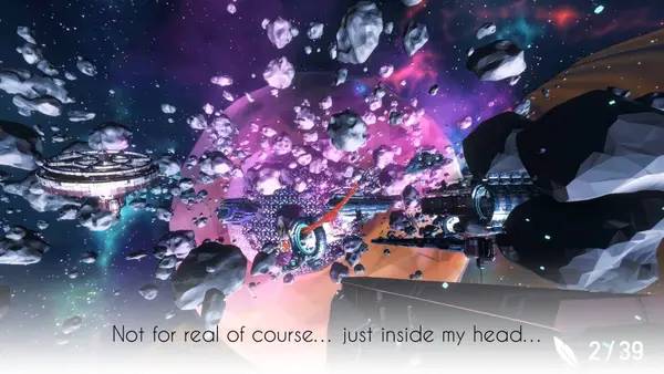 Персонаж Aery - A New Frontier в процессе выполнения задания