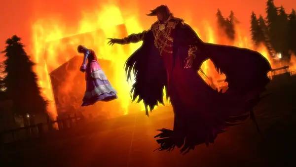 Персонаж AeternoBlade в процессе выполнения задания