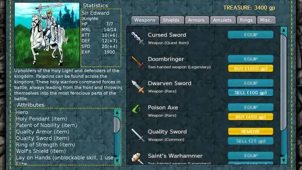 Персонаж Age of Fear The Undead King в процессе выполнения задания