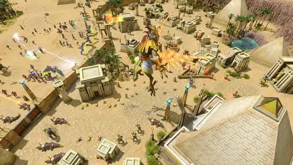 Персонаж Age of Mythology Retold в процессе выполнения задания