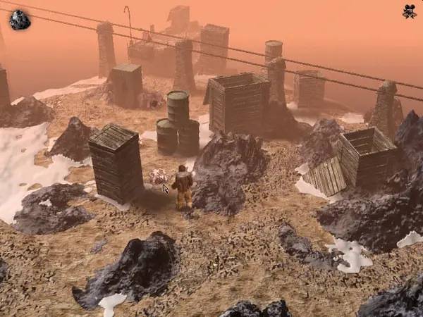 Персонаж Agharta The Hollow Earth в процессе выполнения задания