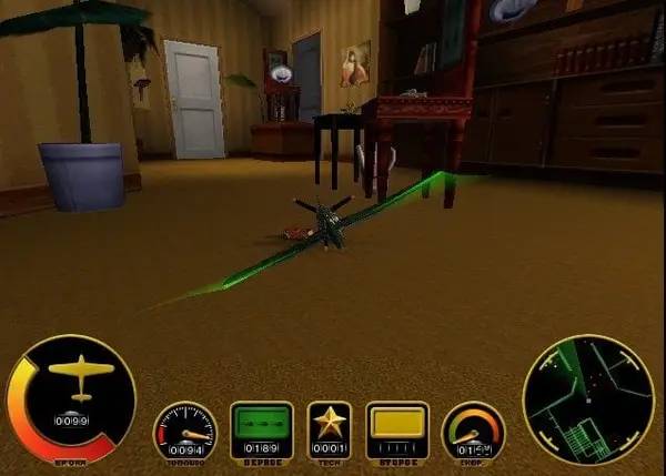 Персонаж Airfix Dogfighter в процессе выполнения задания