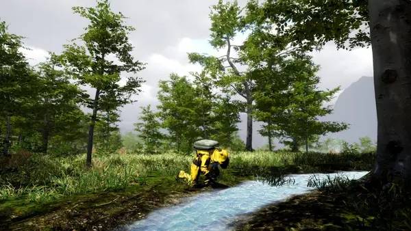 Персонаж Alien AI в процессе выполнения задания