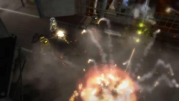 Персонаж Alien Swarm в процессе выполнения задания