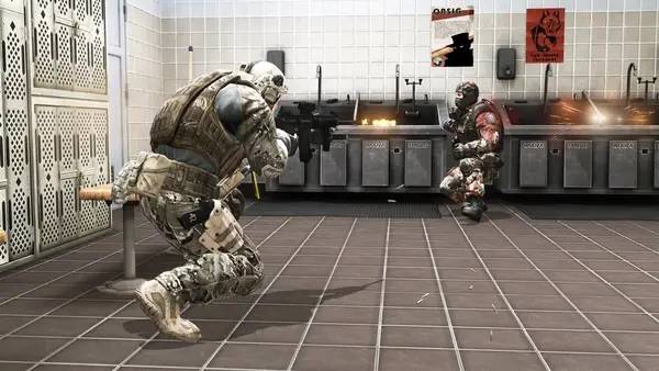 Персонаж America's Army Proving Grounds в процессе выполнения задания