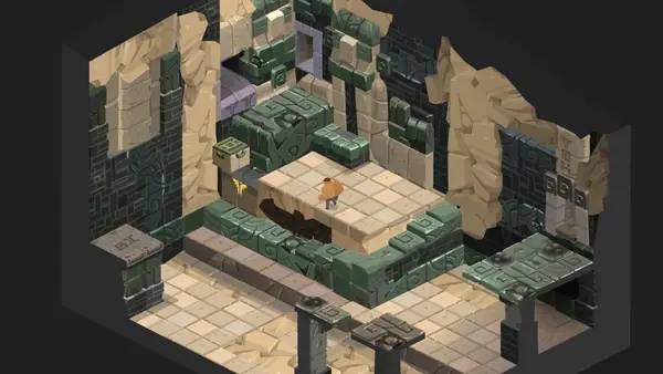 Персонаж An Interesting Journey of Monsieur PAF в процессе выполнения задания